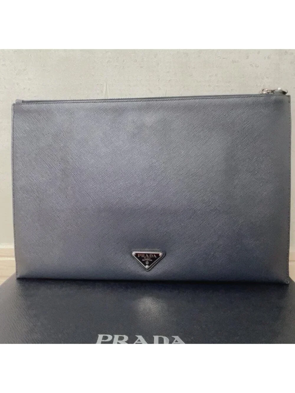 Prada Clutch Monki Robot Saffiano